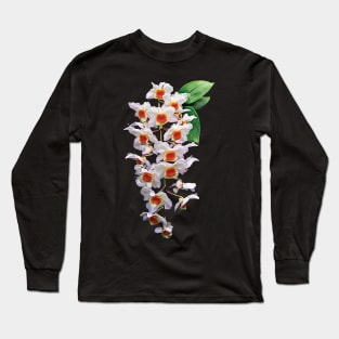 Cascade of White Orchids Long Sleeve T-Shirt